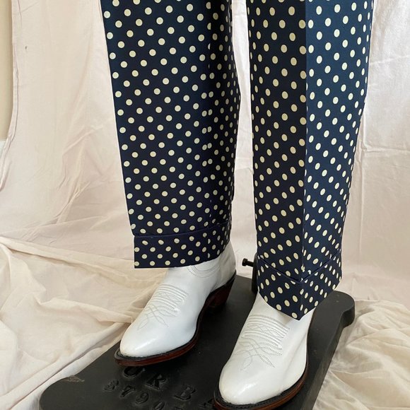 Silk polkda dot pants - Picture 3 of 5